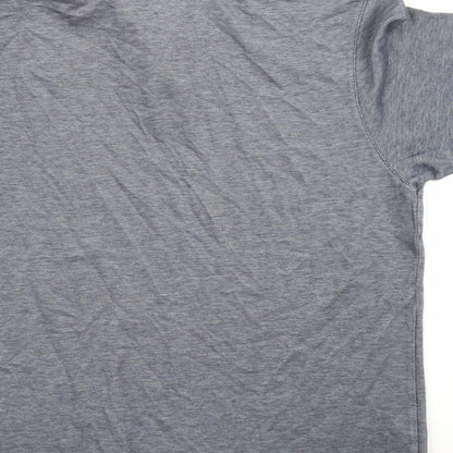 M&S Mens Blue    Polo Size L