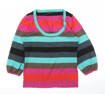 Womens UK Size 8 NEXT Multicoloured Pullover Jumper