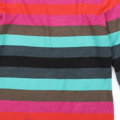 Womens UK Size 8 NEXT Multicoloured Pullover Jumper