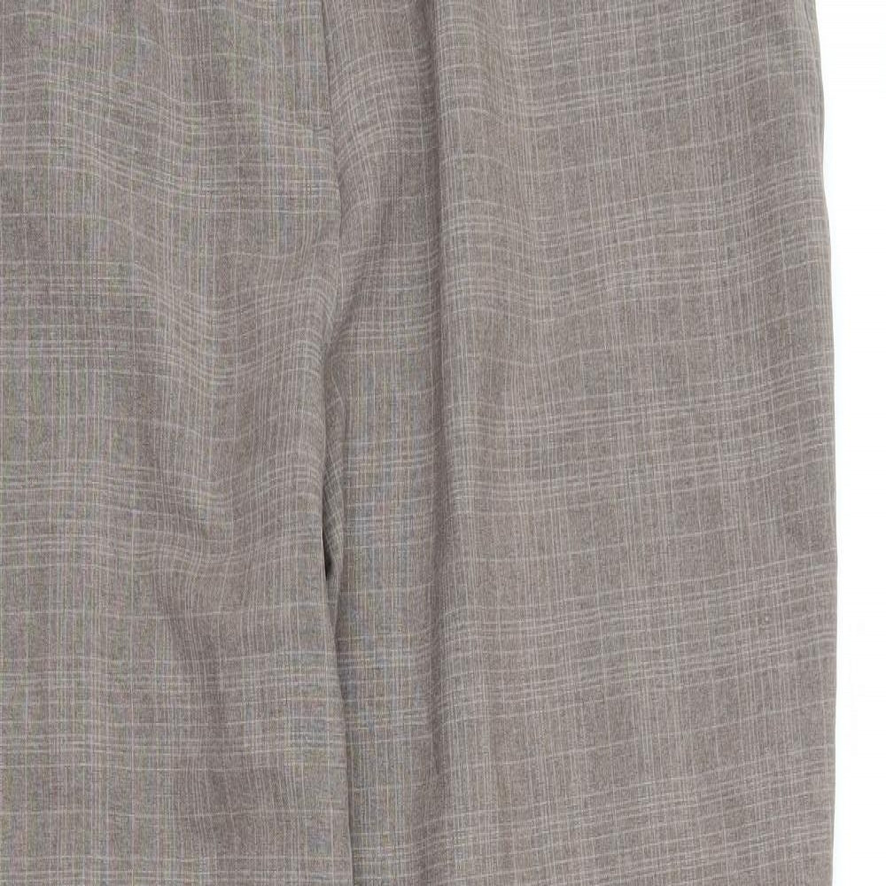 Womens UK Size 16 M&S Regular Fit  Brown Trousers