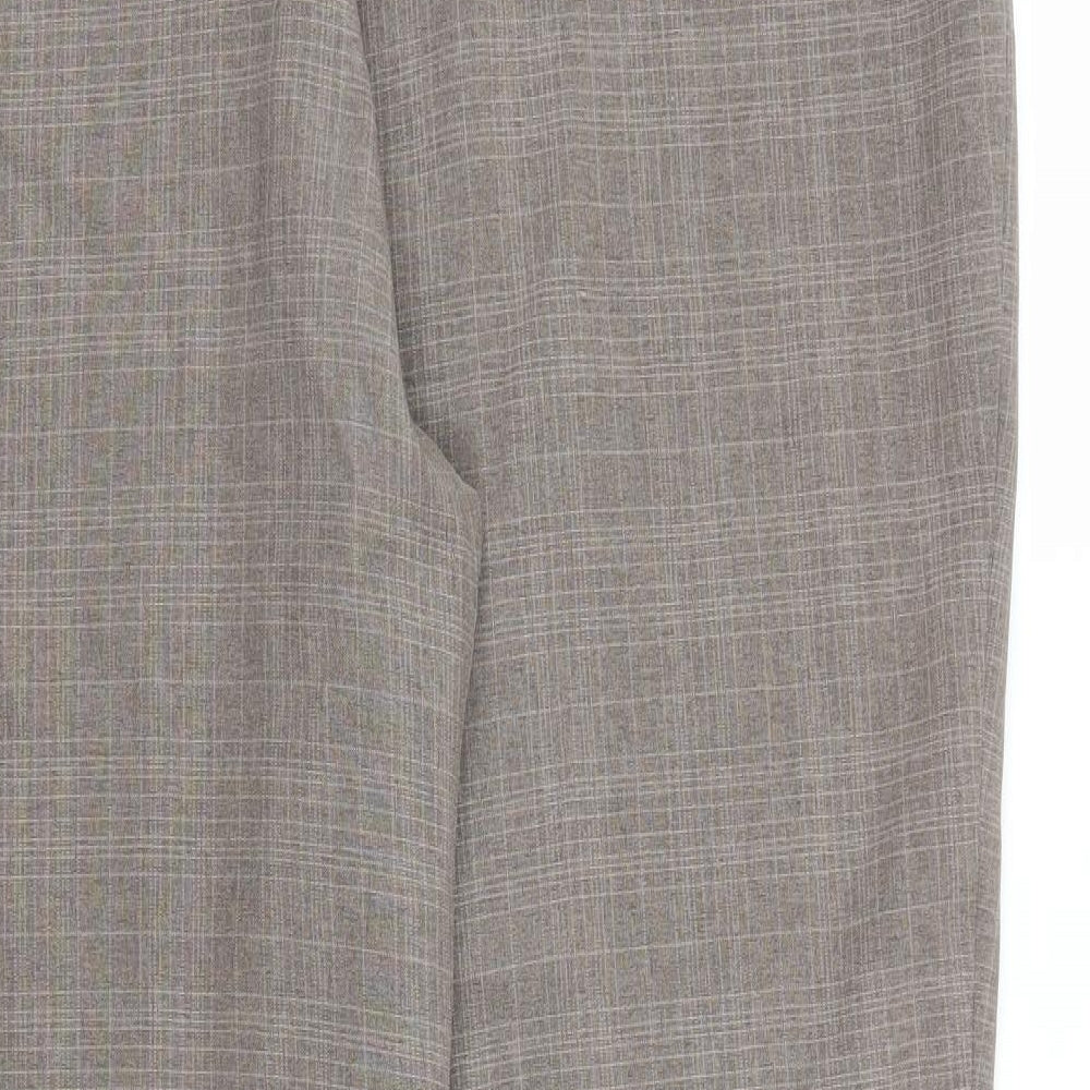 Womens UK Size 16 M&S Regular Fit  Brown Trousers