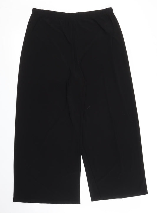 Chianti Womens Black   Capri Trousers Size 16 L25 in