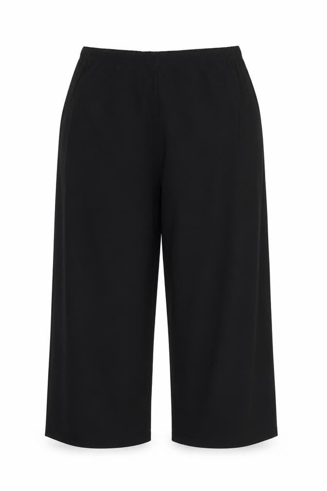 Womens UK Size 16 Chianti Regular Fit Capri Black Trousers