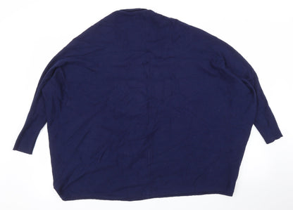 Womens UK Size 8 Phase Eight Blue Cardigan Jumper