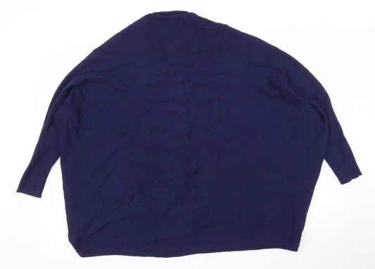 Womens UK Size 8 Phase Eight Blue Cardigan Jumper