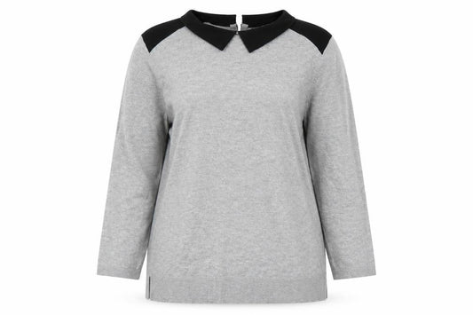 Womens UK Size 16 Papaya Grey Basic Blouse