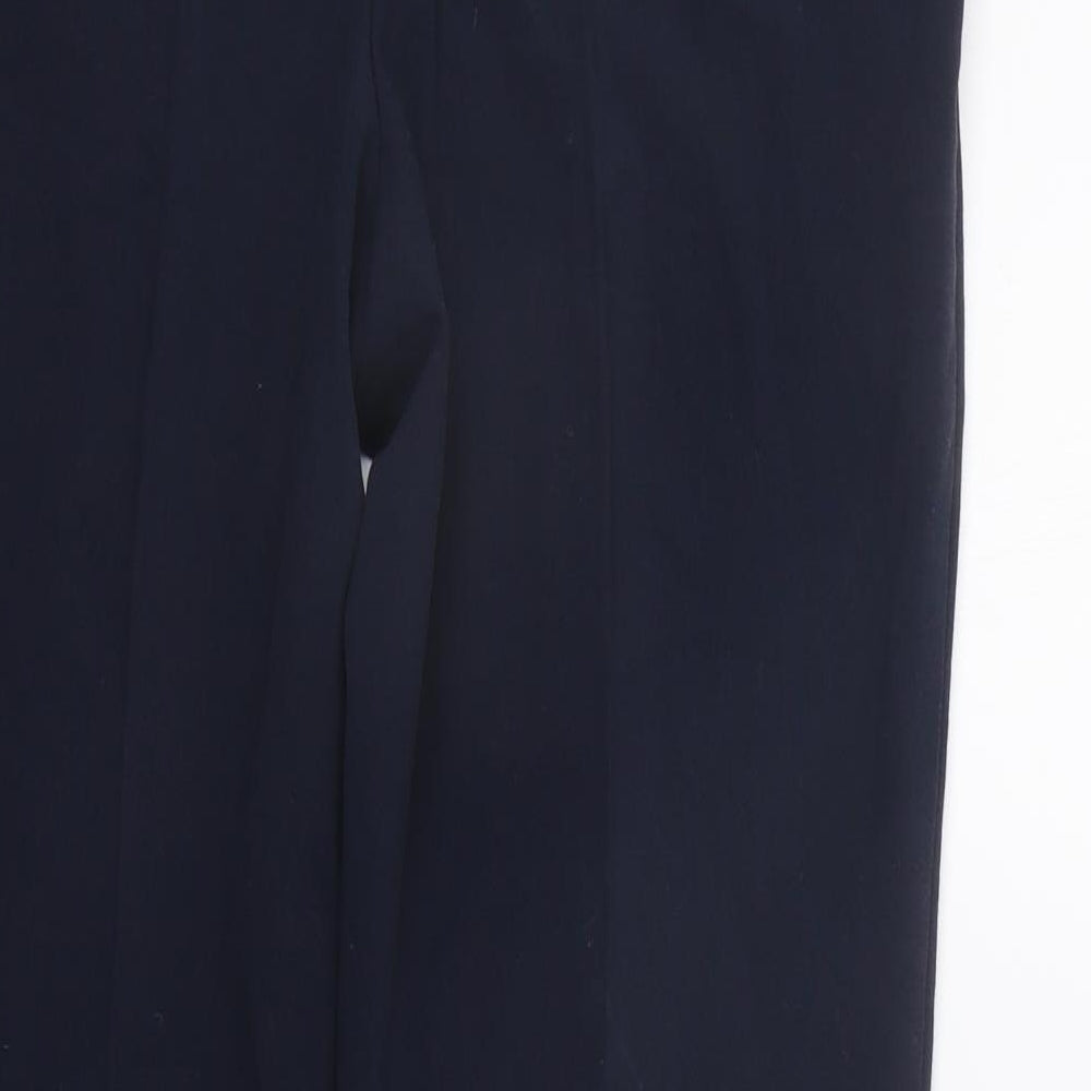 Womens UK Size 10 Marks and Spencer Regular Fit  Blue Trousers