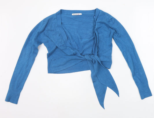 Womens UK Size S Select Blue Cardigan Jumper