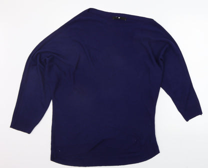 Womens UK Size 14 Very Blue Pullover Jumper