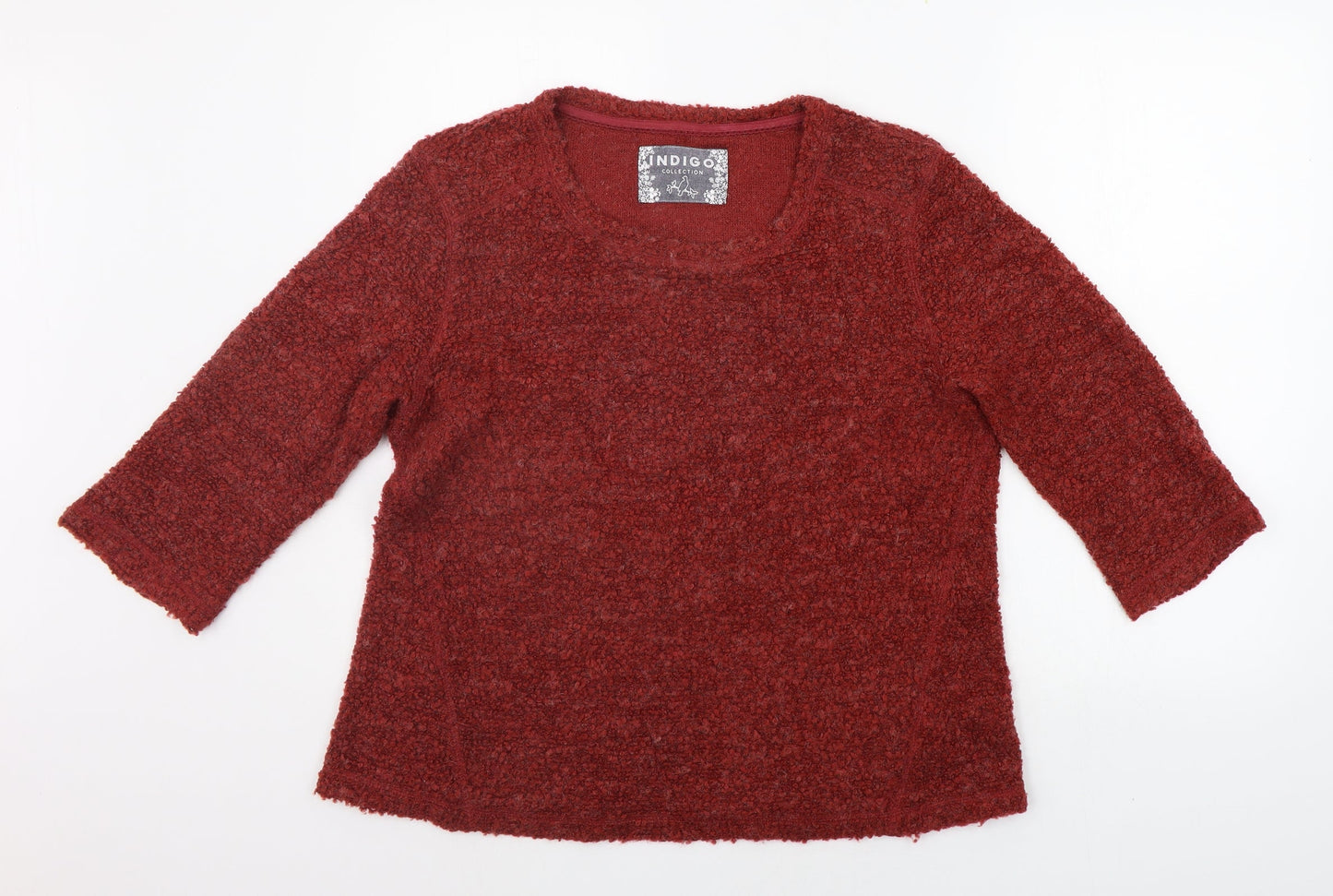 Womens UK Size 14 Marks and Spencer Red Pullover Jumper