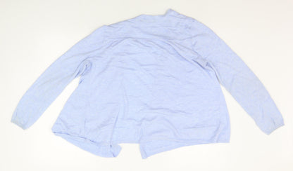 Marks and Spencer Womens Blue   Cardigan Jumper Size 14