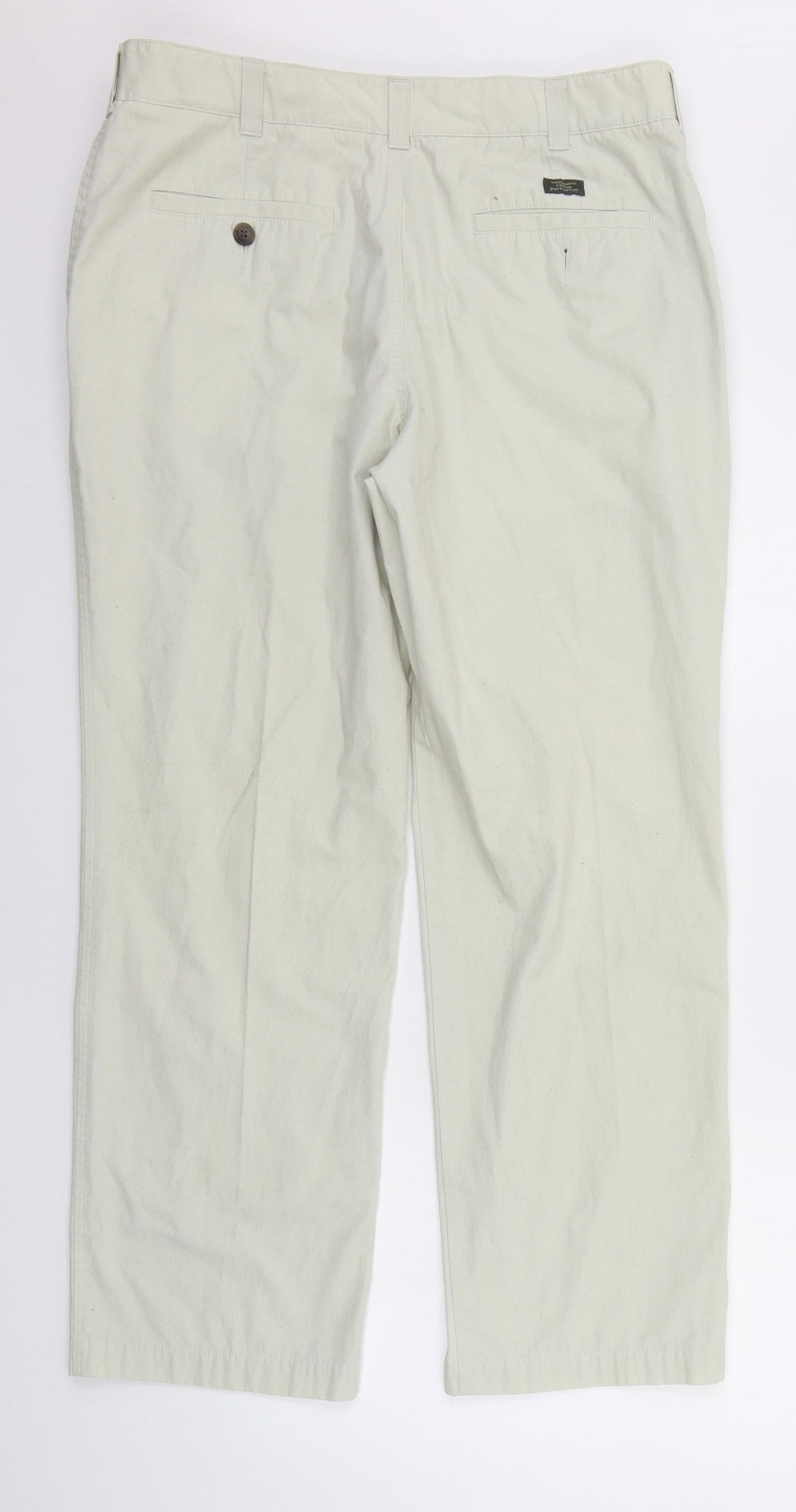 Womens UK Size 34 in BHS Regular Fit  Beige Trousers