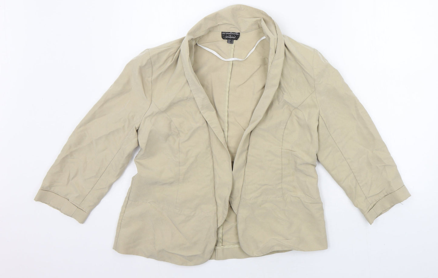 Womens UK Size 12 Atmosphere Beige Cardigan Jumper