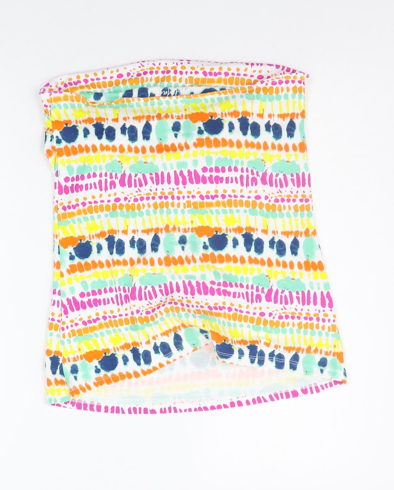 Matalan Womens Multicoloured   A-Line Skirt Size 12