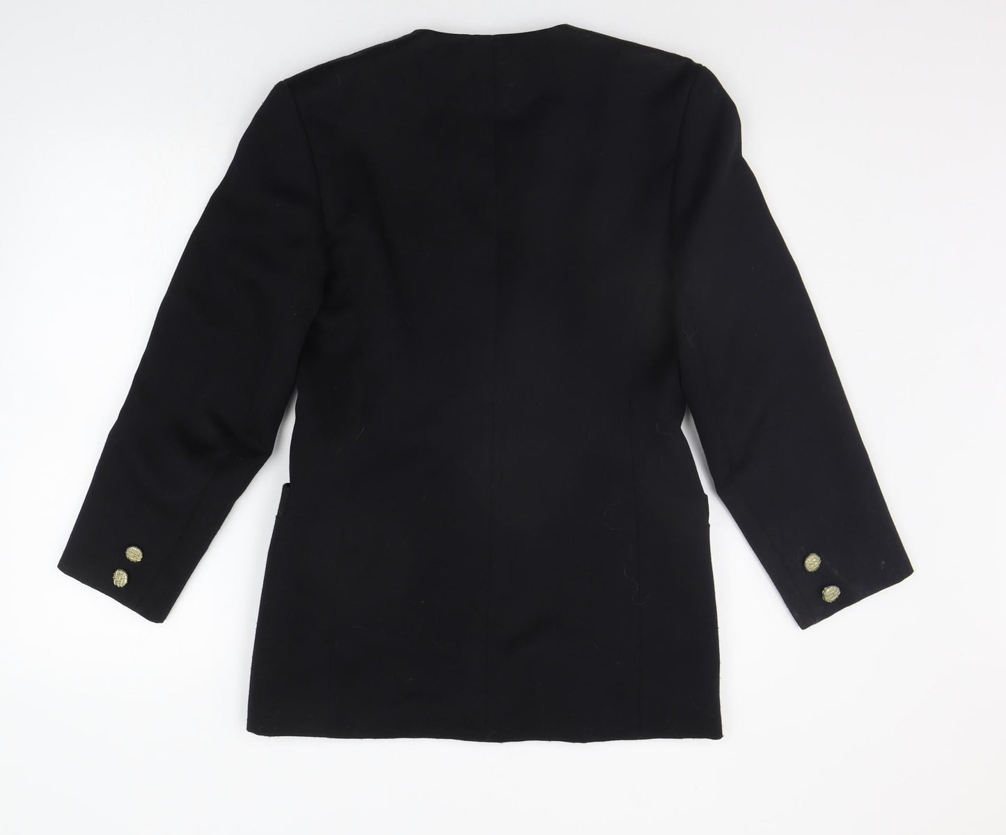 Womens UK Size 10 Hamells Regular Black Suit Jacket