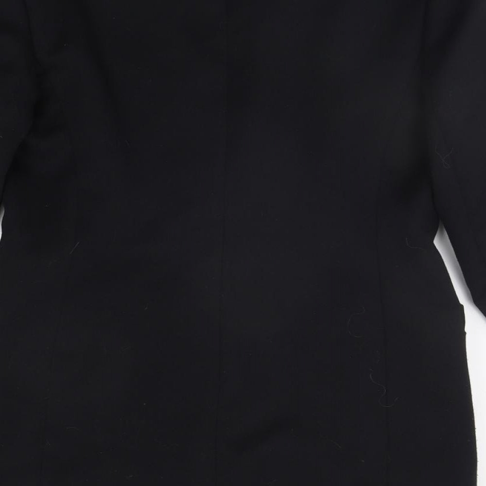 Womens UK Size 10 Hamells Regular Black Suit Jacket