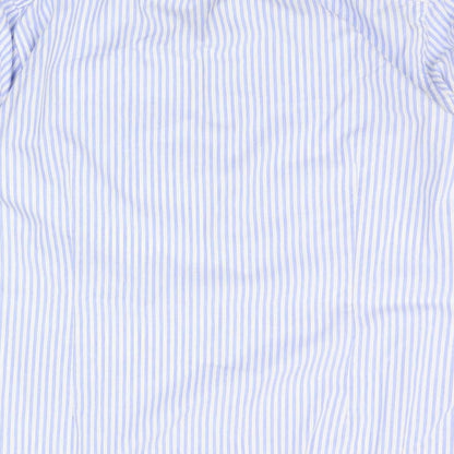 Mens UK Size 18 Hammond & Co. Blue  Button-Up Long Sleeve Casual Shirt
