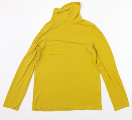 George Womens Yellow   Basic T-Shirt Size 10