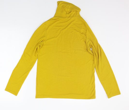 George Womens Yellow   Basic T-Shirt Size 10