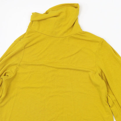 George Womens Yellow   Basic T-Shirt Size 10
