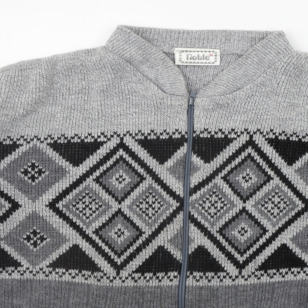 Mens UK Size M Noble Grey Jacket