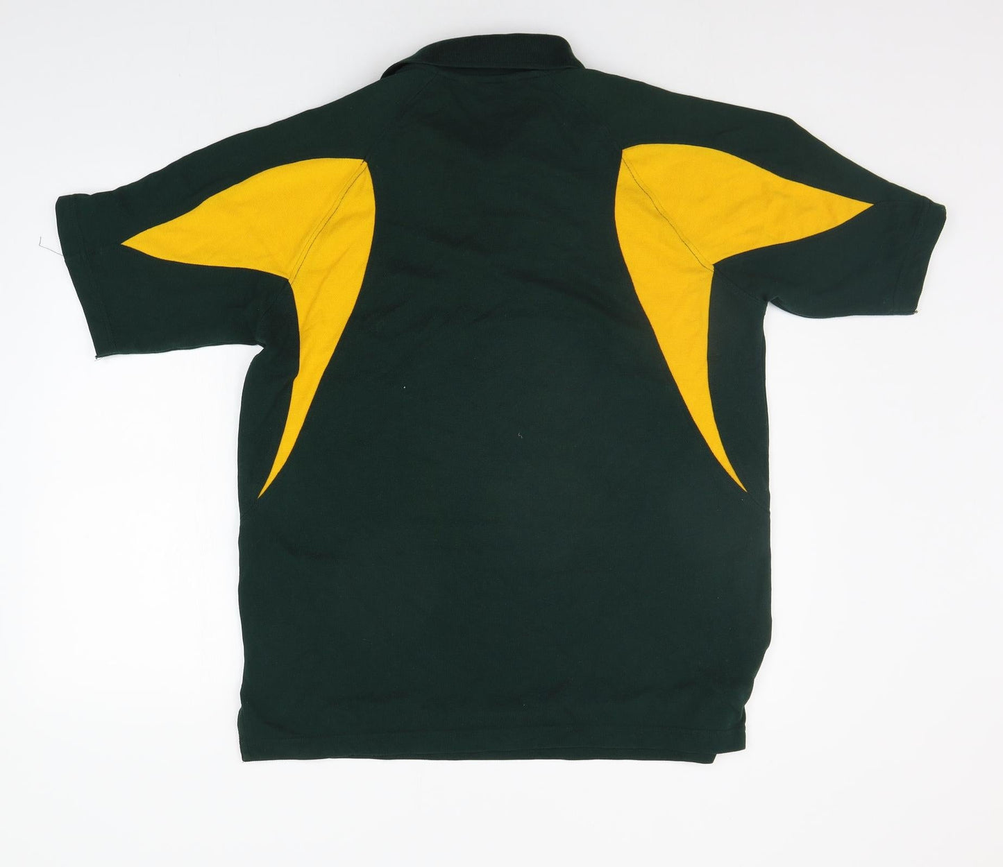 Game Gear Mens Green Houndstooth   Polo Size L