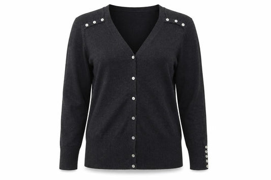 Womens UK Size 14 Autonomy Grey Cardigan Jumper