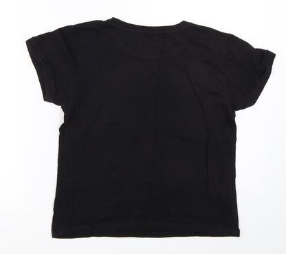 New Look Girls Black   Basic T-Shirt Size M