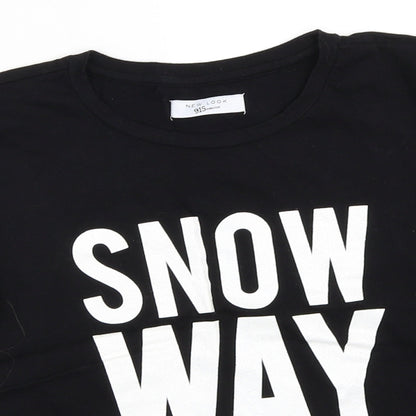 New Look Girls Black   Basic T-Shirt Size M