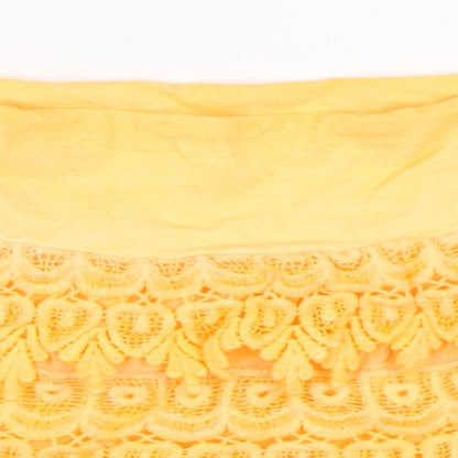 Preworn Womens Orange   Hot Pants Shorts Size 24 in