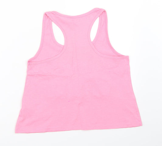 New Look Girls Pink   Basic Tank Size M