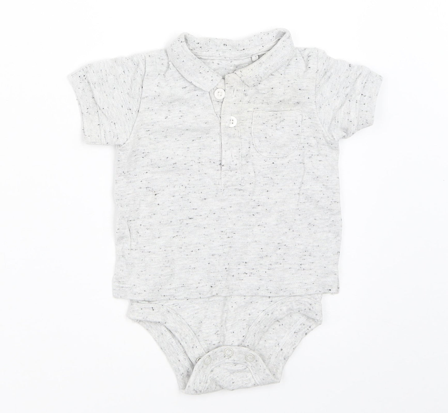 TU Boys Grey   Babygrow One-Piece Size 3-6 Months