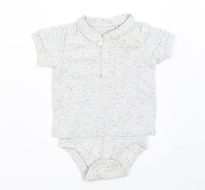 TU Boys Grey   Babygrow One-Piece Size 3-6 Months