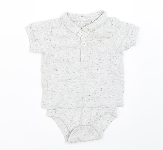 TU Boys Grey   Babygrow One-Piece Size 3-6 Months