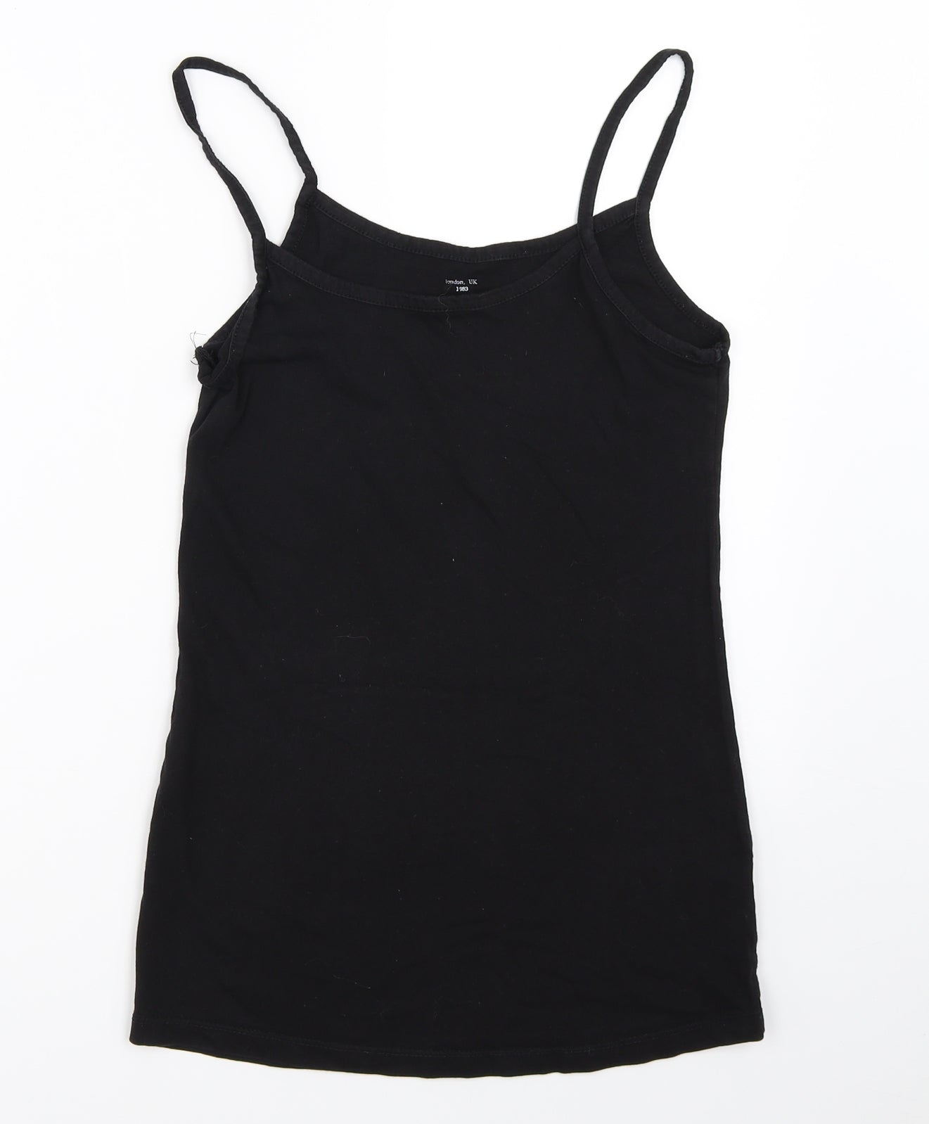 Womens UK Size 6 Select Black Camisole T-Shirt