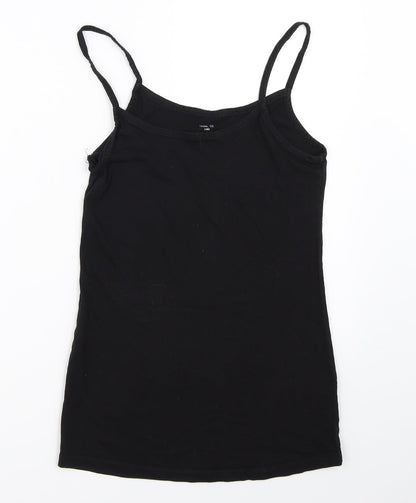 Womens UK Size 6 Select Black Camisole T-Shirt