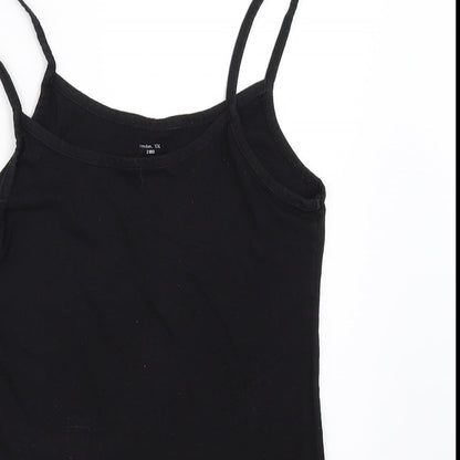 Womens UK Size 6 Select Black Camisole T-Shirt