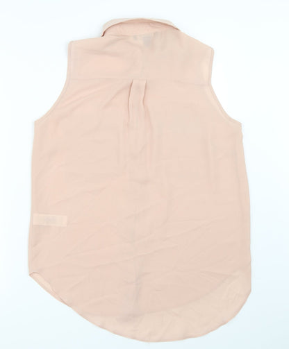 Primark Womens Pink   Basic Button-Up Size 10