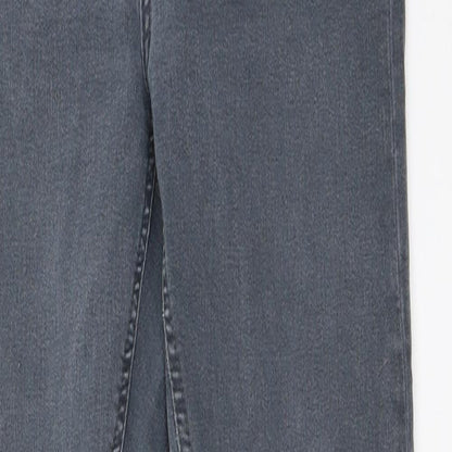 Topshop Womens Grey   Skinny Jeans Size 28 in L32 in - jamie jeans
