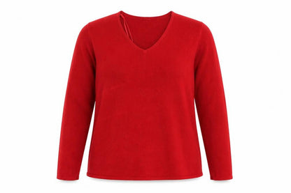 Bonmarché Colletion Womens Red Knit Pullover Jumper Size XL
