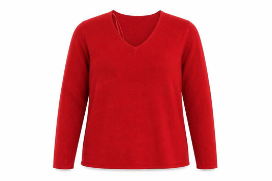 Bonmarché Colletion Womens Red Knit Pullover Jumper Size XL