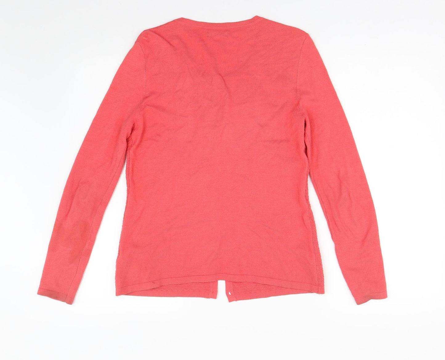 Womens UK Size 10 M&Co Pink Cardigan Jumper