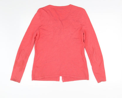 Womens UK Size 10 M&Co Pink Cardigan Jumper