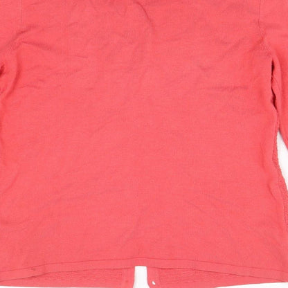 Womens UK Size 10 M&Co Pink Cardigan Jumper