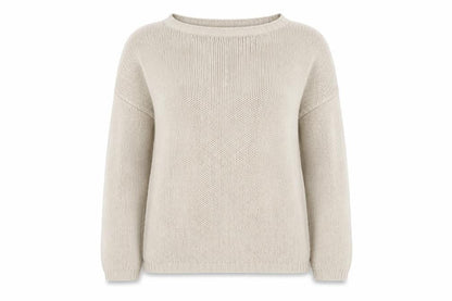 Womens UK Size 16 In the Style Beige Pullover Jumper