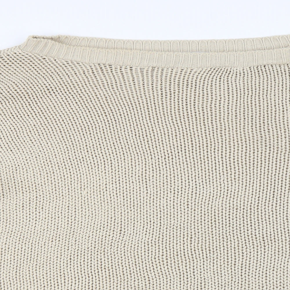 Womens UK Size 16 In the Style Beige Pullover Jumper