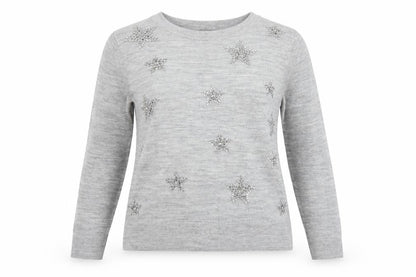Womens UK Size S M&S Grey Pullover Jumper
