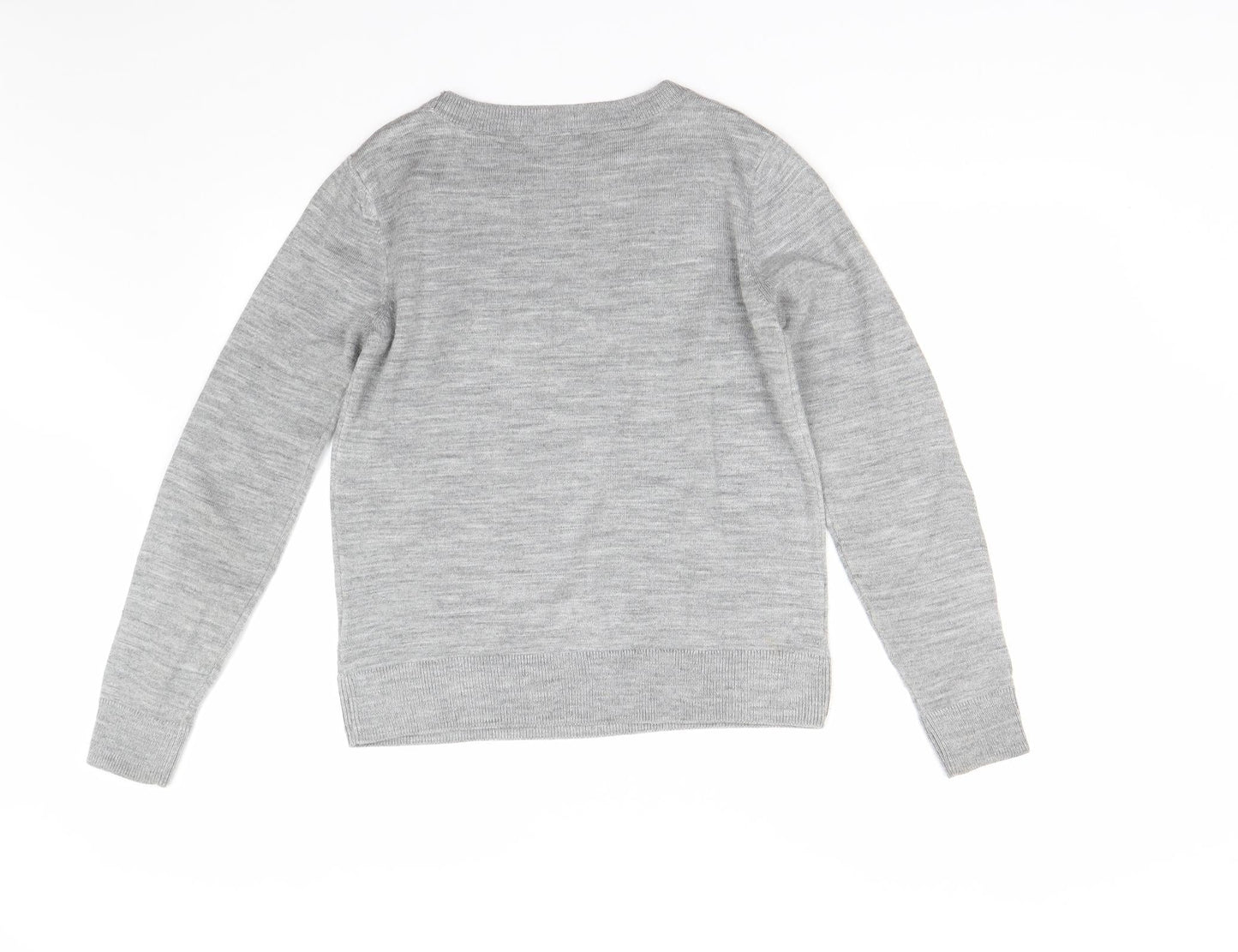 Womens UK Size S M&S Grey Pullover Jumper