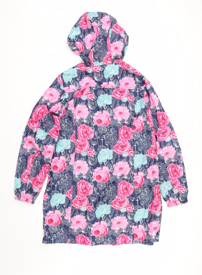 B. You Womens Multicoloured Floral  Anorak Jacket Size 12