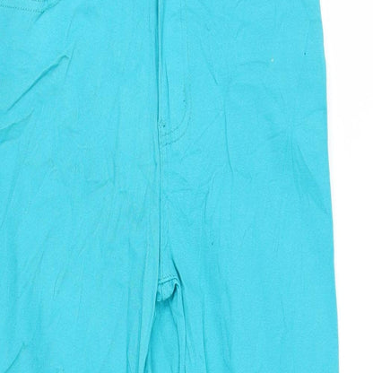 Sunbird Womens Green  Denim Straight Jeans Size 31 L30 in